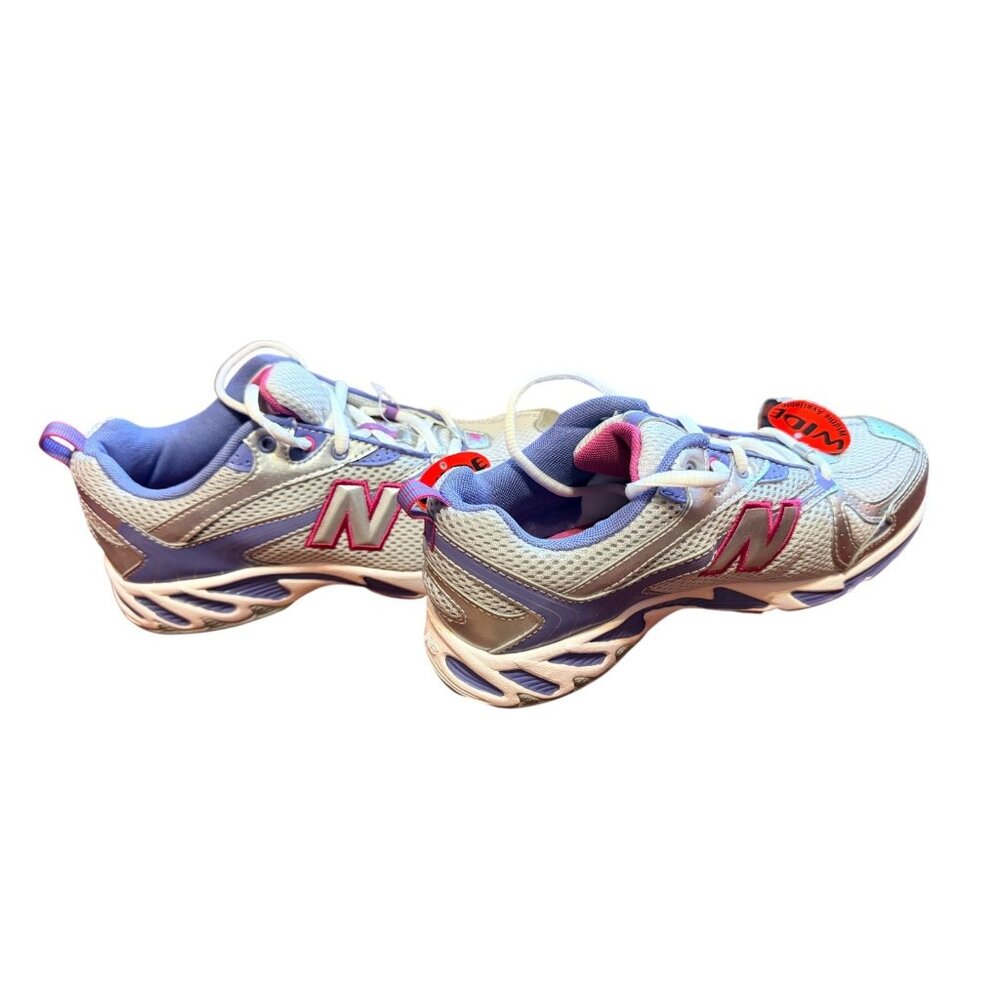 New Balance 545 Womens Size 5W Silver purple Pink Running Shoes KJ545SBY NEW - Picture 3 of 12